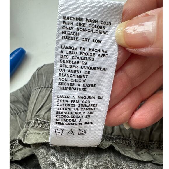 NWT James Perse Women’s Striped Utility Jogger Pants Green Sz 4 - Picture 11 of 14